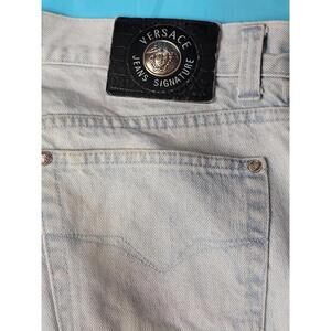 Versace Jeans Signature Men's size 35/39 Washed light blue denim  #CB9